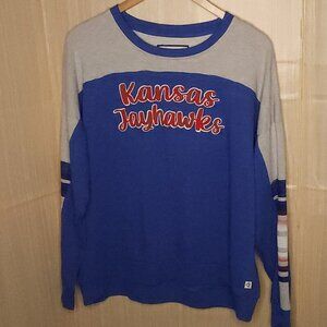 University Of Kansas Colosseum New Grey Blue Sweatshirt XXL